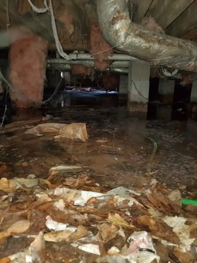 Crawl space flood assessment for Leak Detection & Repair in McAlester
