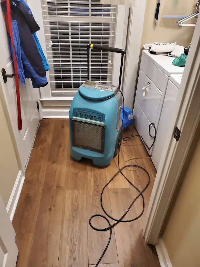 Commercial dehumidifier deployed for Flood Damage Cleanup in McAlester