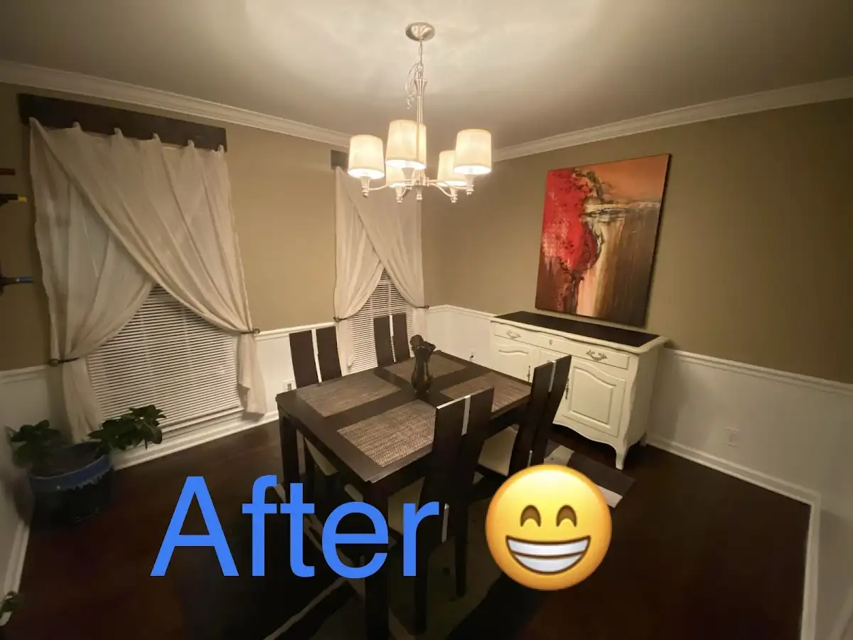 Professional dining room restoration after water damage in McAlester
