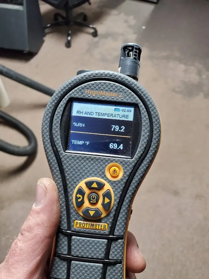 Moisture meter humidity assessment for Fire & Smoke Damage Restoration in McAlester